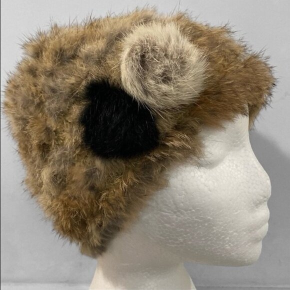 Accessories - Brown Fur Hat beanie hat